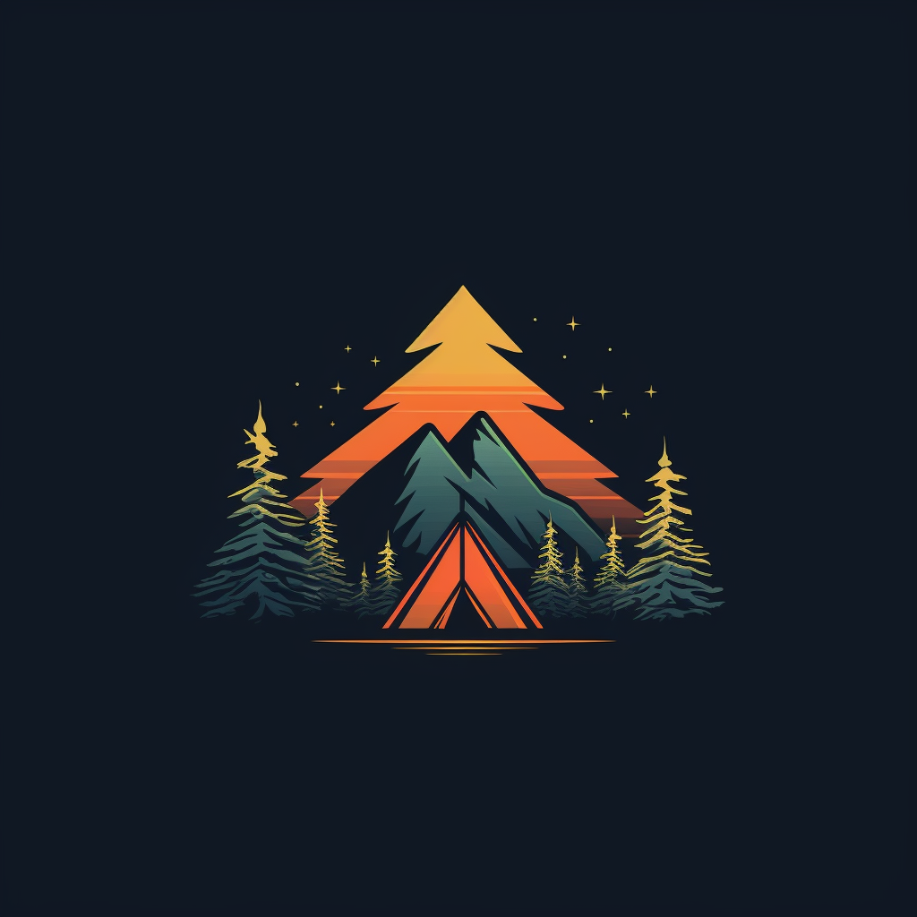 Camping Gear Logo Mark