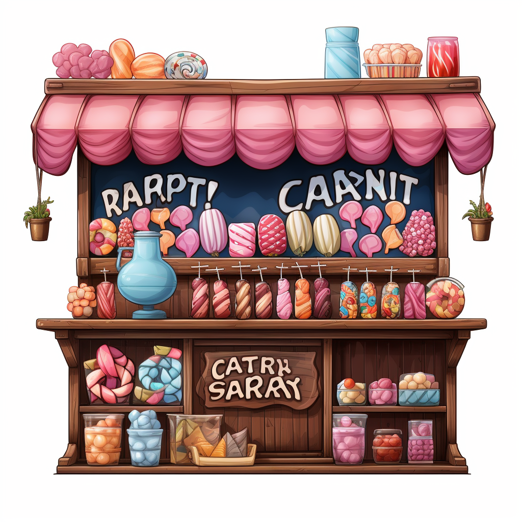 Delicious candy bar clipart