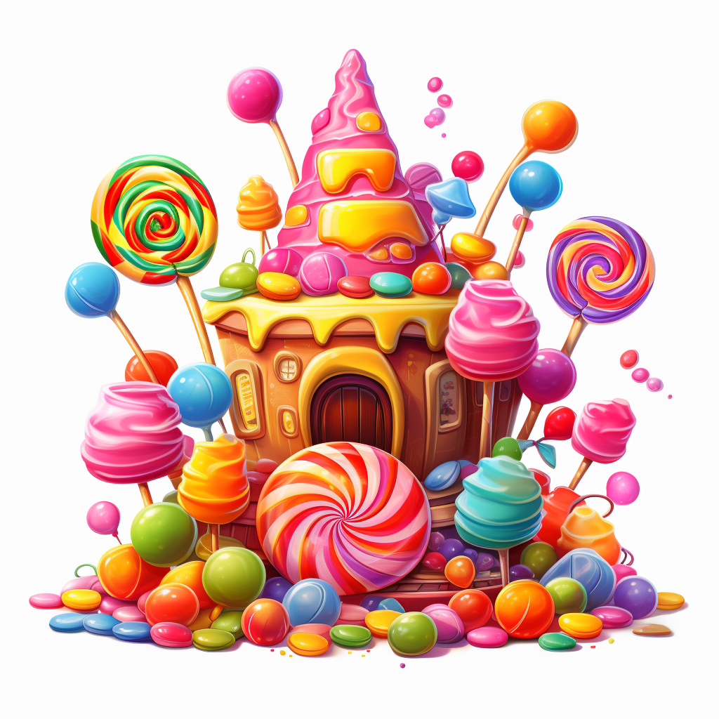 Colorful candy clipart