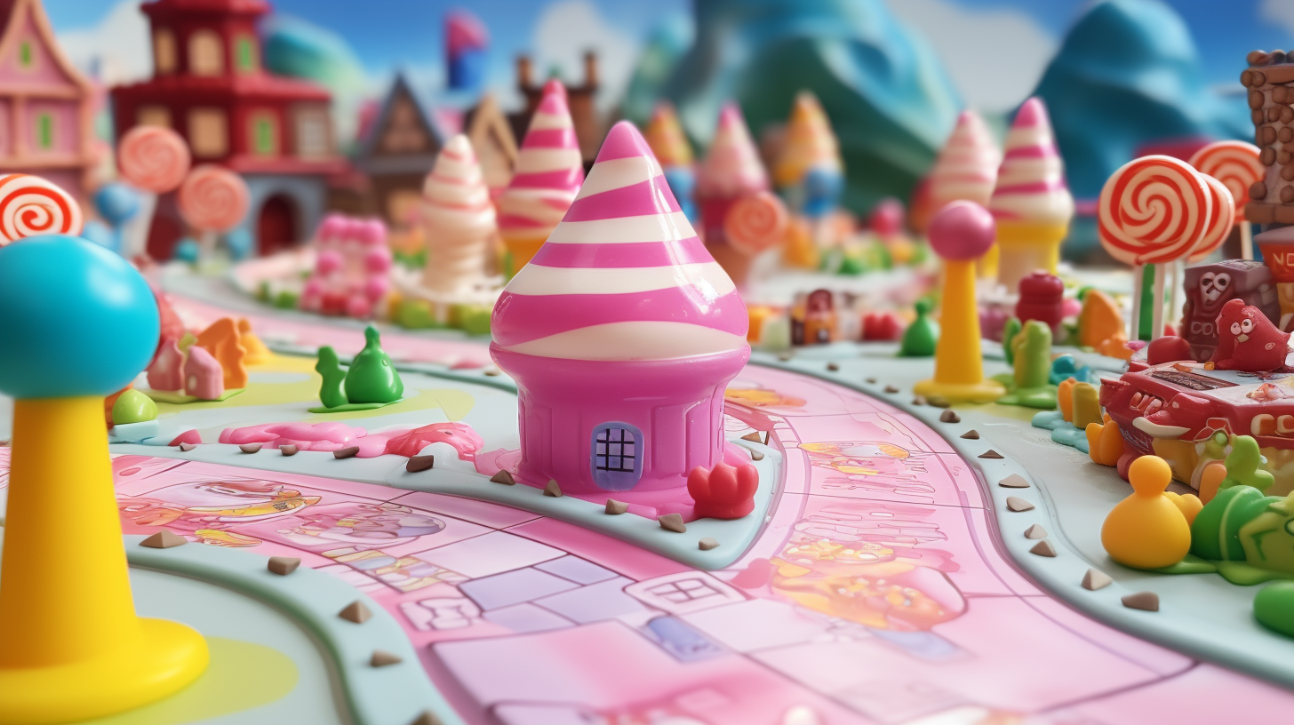 Colorful Candy Land adventure in real life