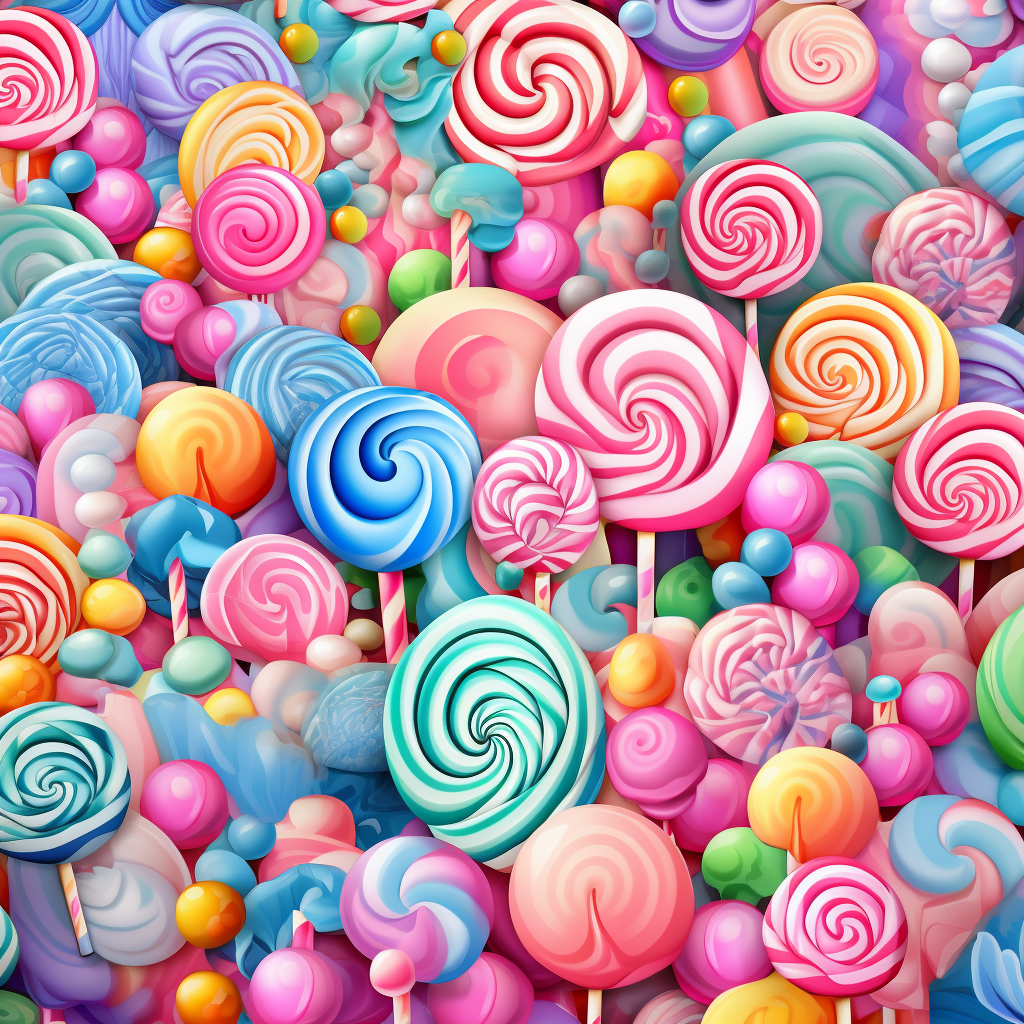 Colorful candy background pattern