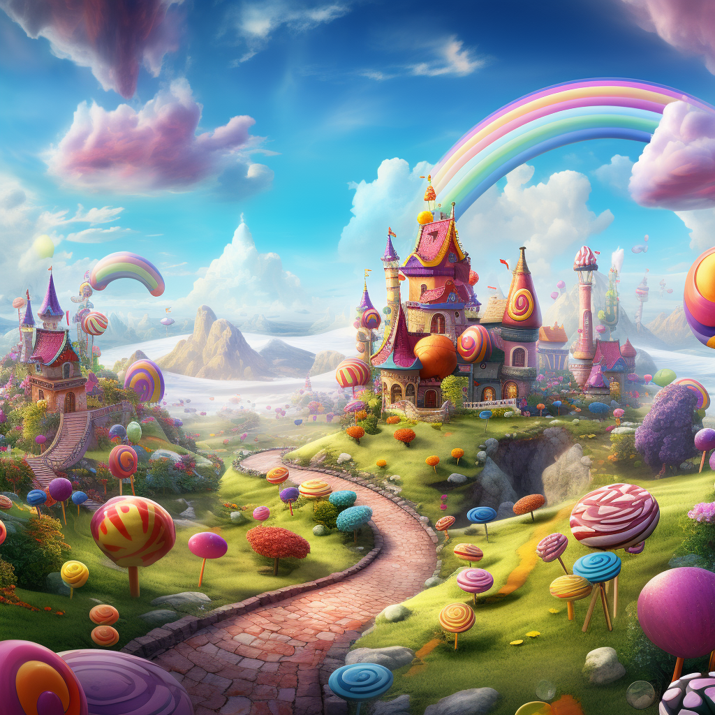 Candyland characters on sweet quests