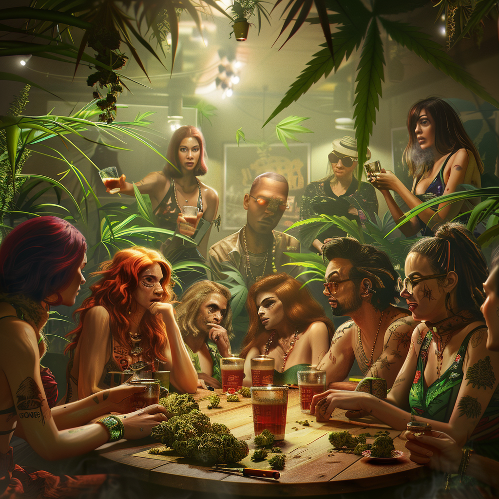 Cannabis Social Club Realistic People