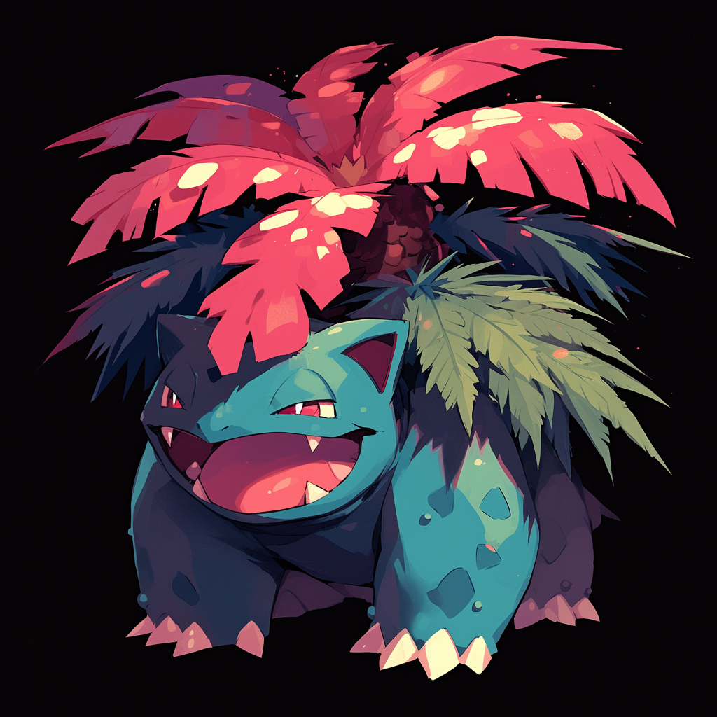 Green cannabis venusaur pokemon