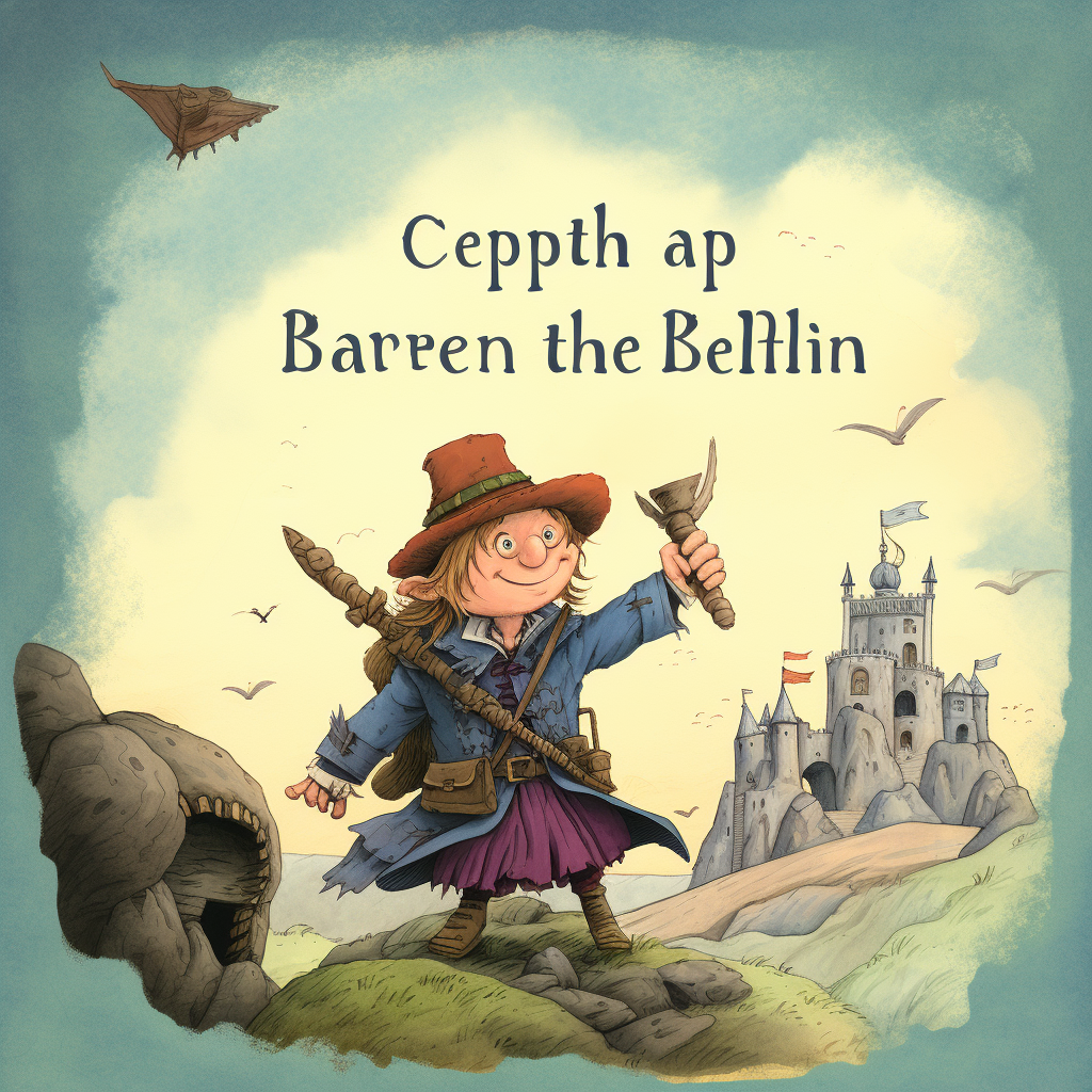 Captain Adventure book cover illustration