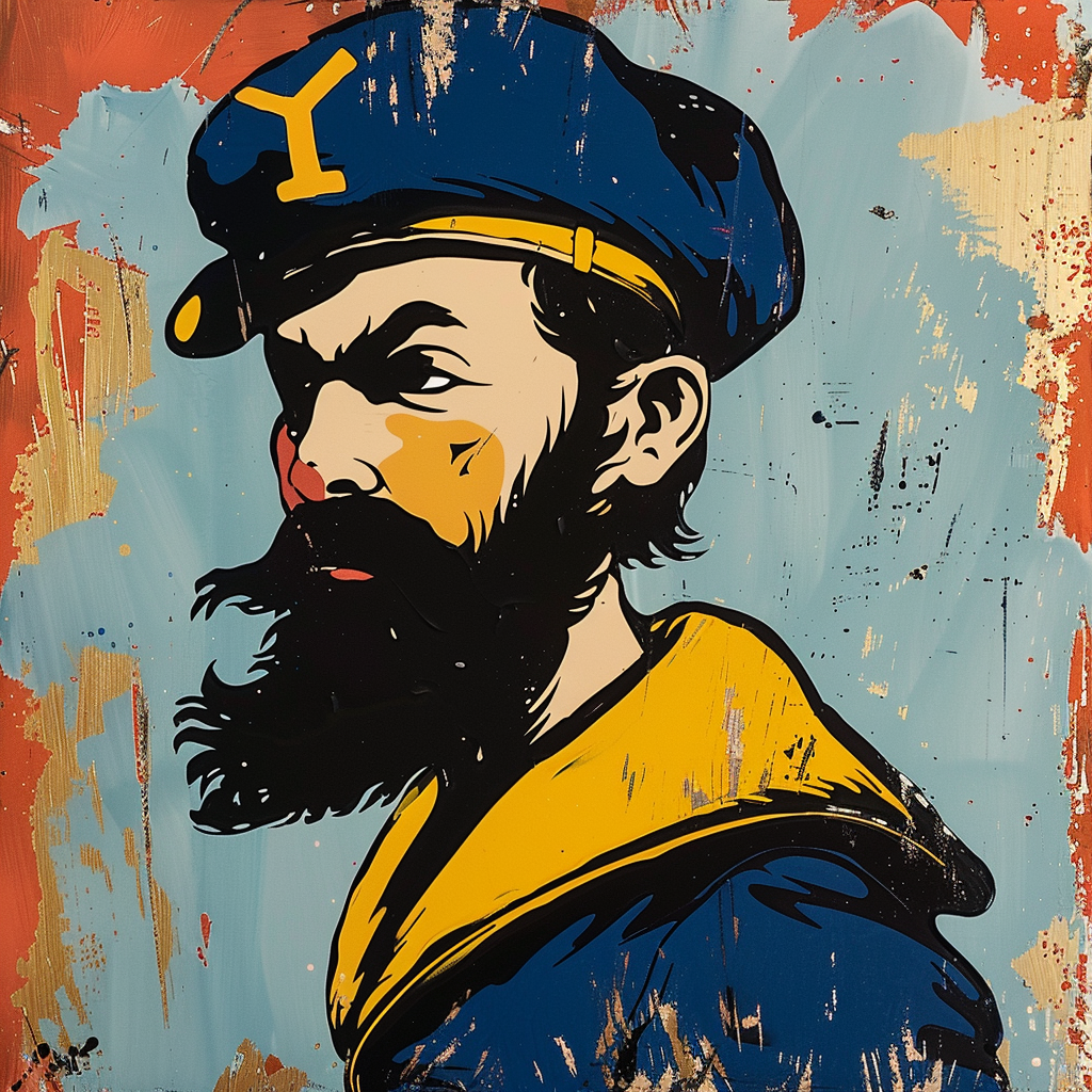 Captain Haddock cartoon character