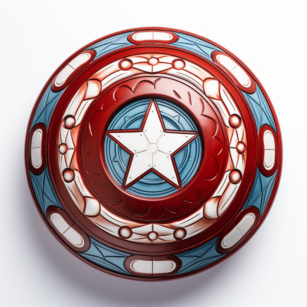 Captain America pattern loot crate