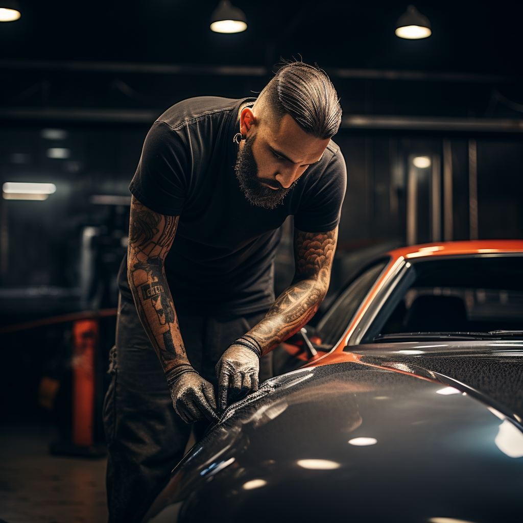 Professional car detailing service