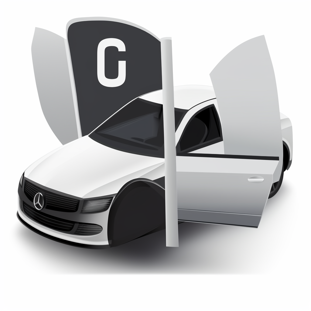 car gullwing door symbol