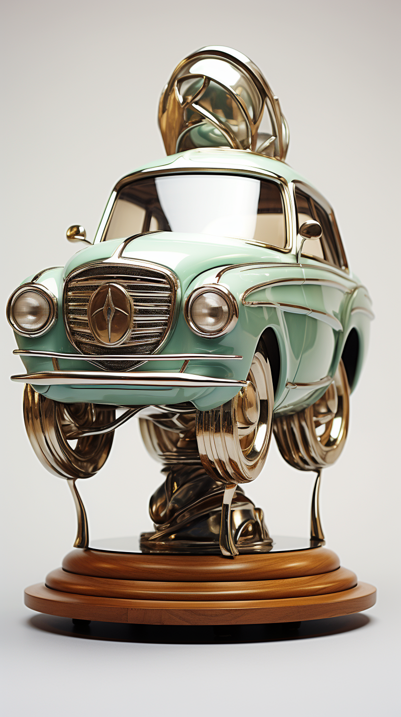 Car trophy for achievement