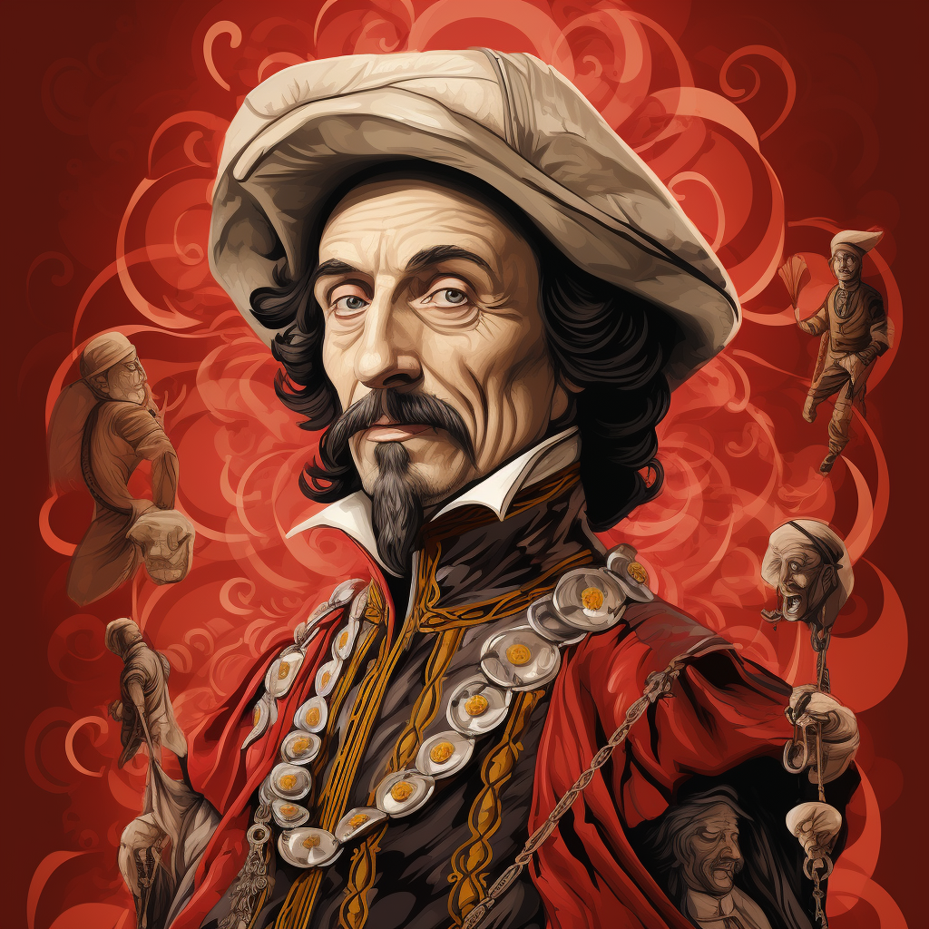 Cardinal Richelieu 3 Musketeers Snake Illustration