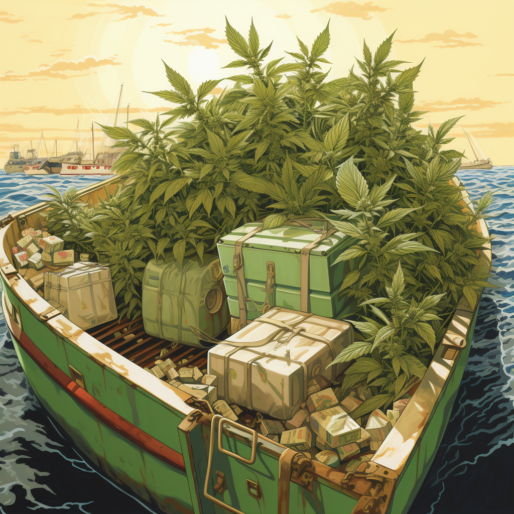 Marijuana-filled Cargo Container