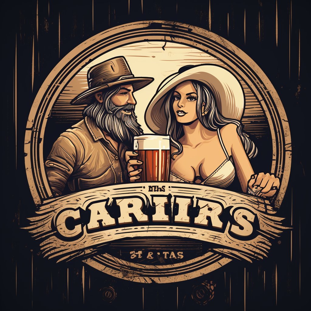 Carls Bar Country Western Theme Poster