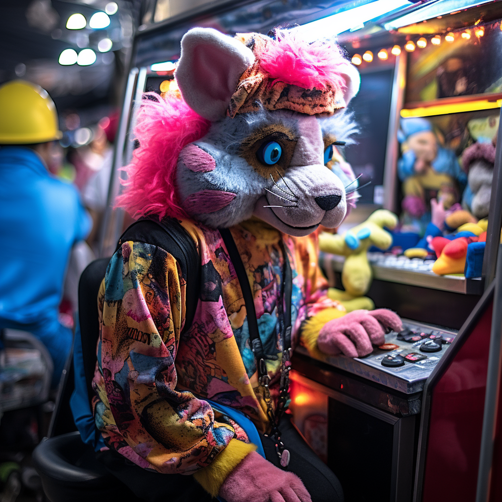 Colorful Carnival Costume Game Booth Image