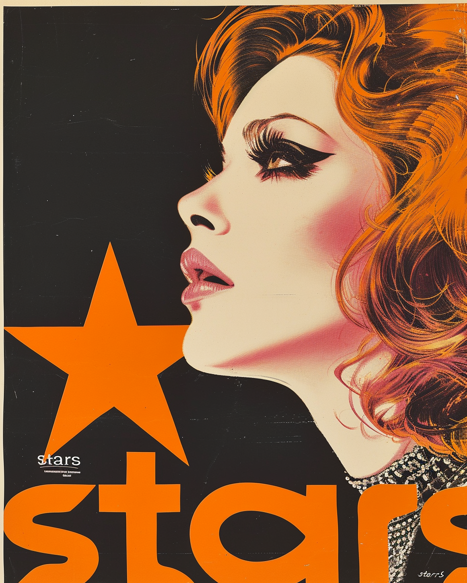 Poster featuring 70s carnival of the stars