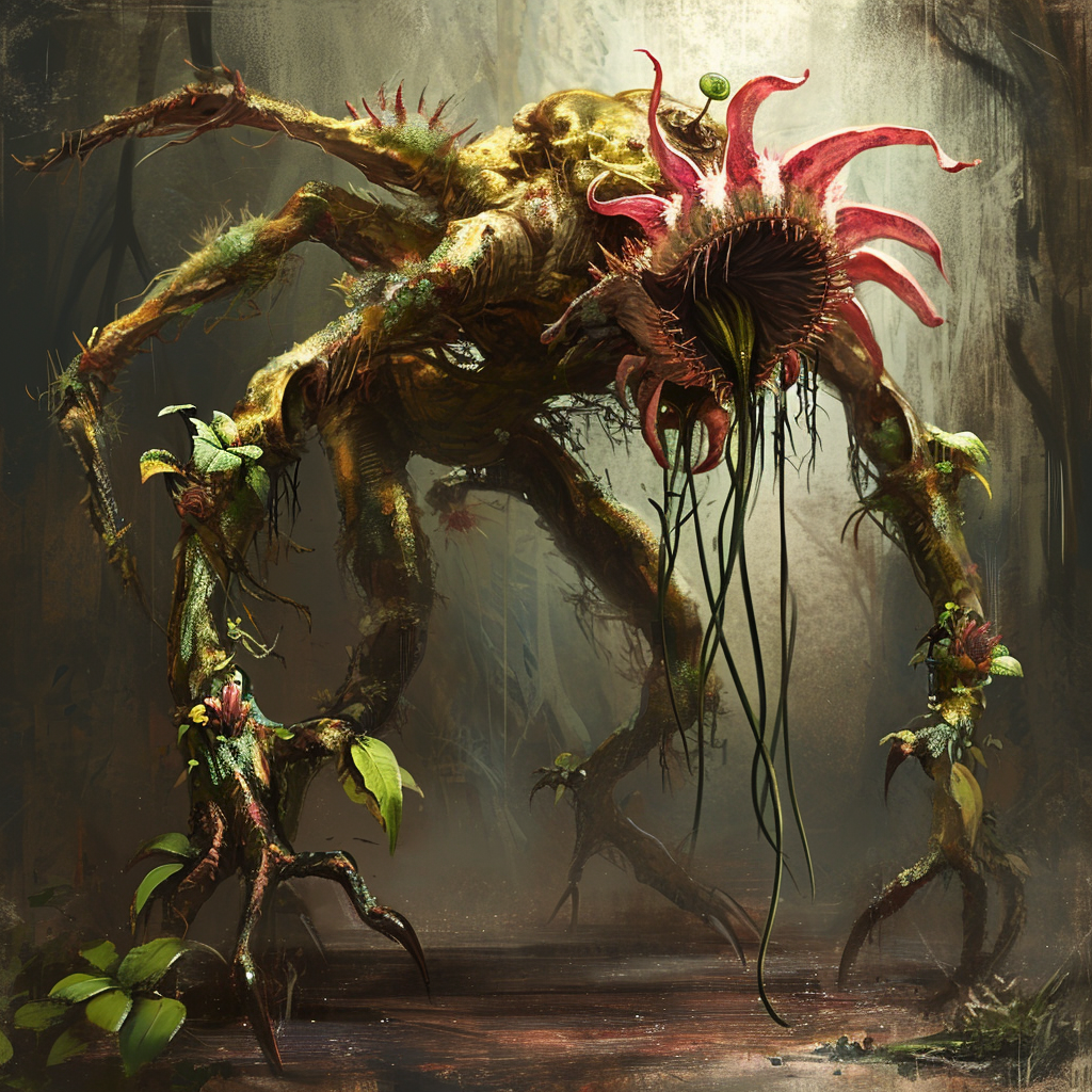 Carnivorous Plant Creature Art