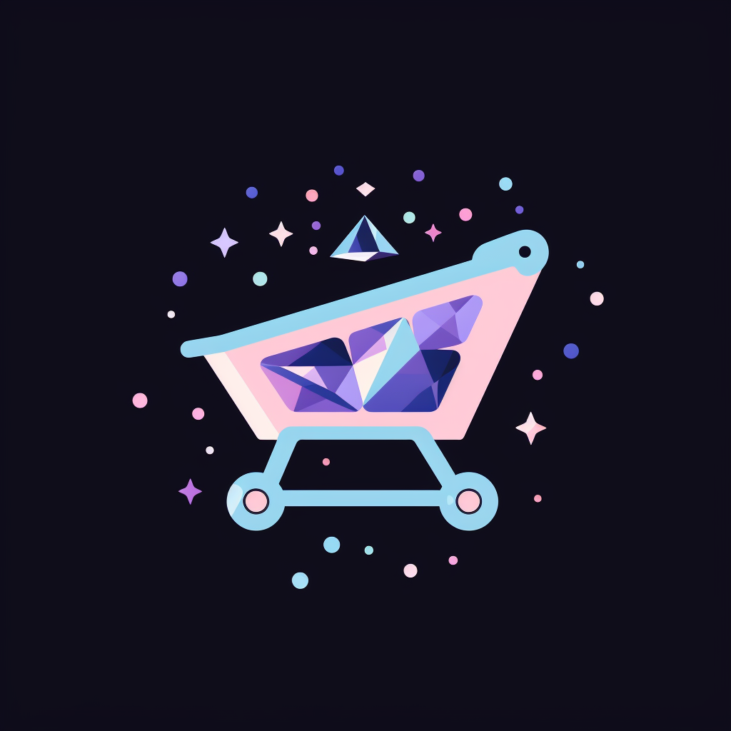 Cart Diamond Ring Logo