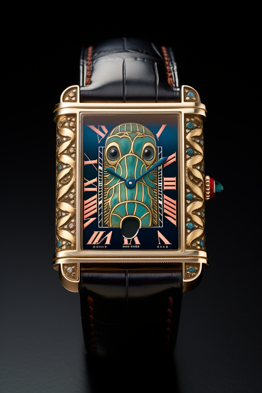 Elegant Cartier tank watch design