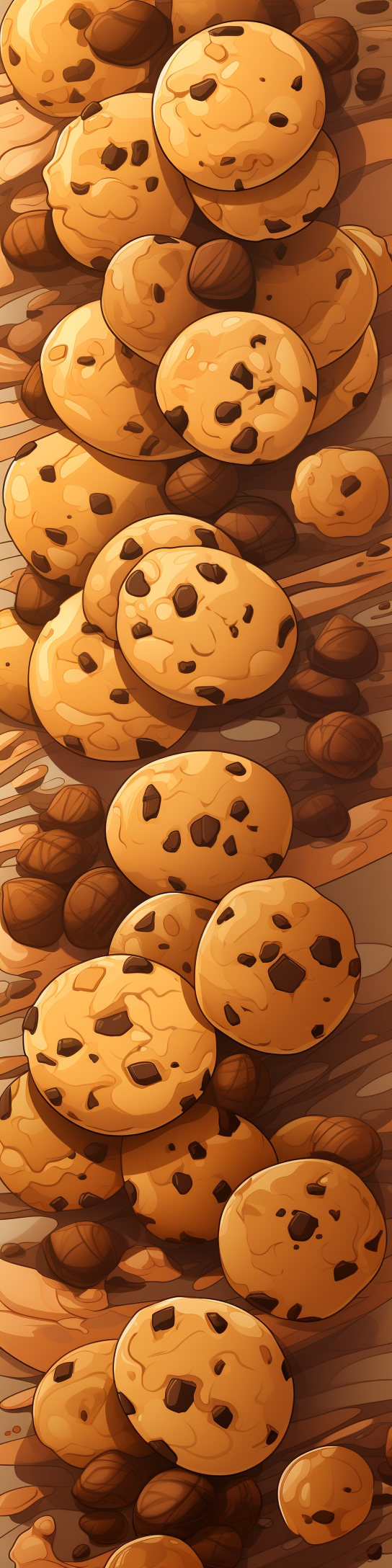 Chocolate Chip Cookie Pattern