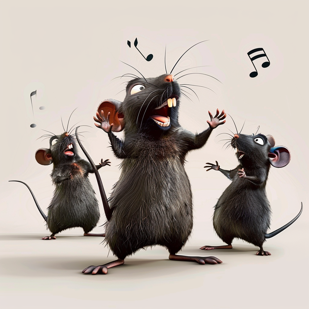 Rat dancing with friends music