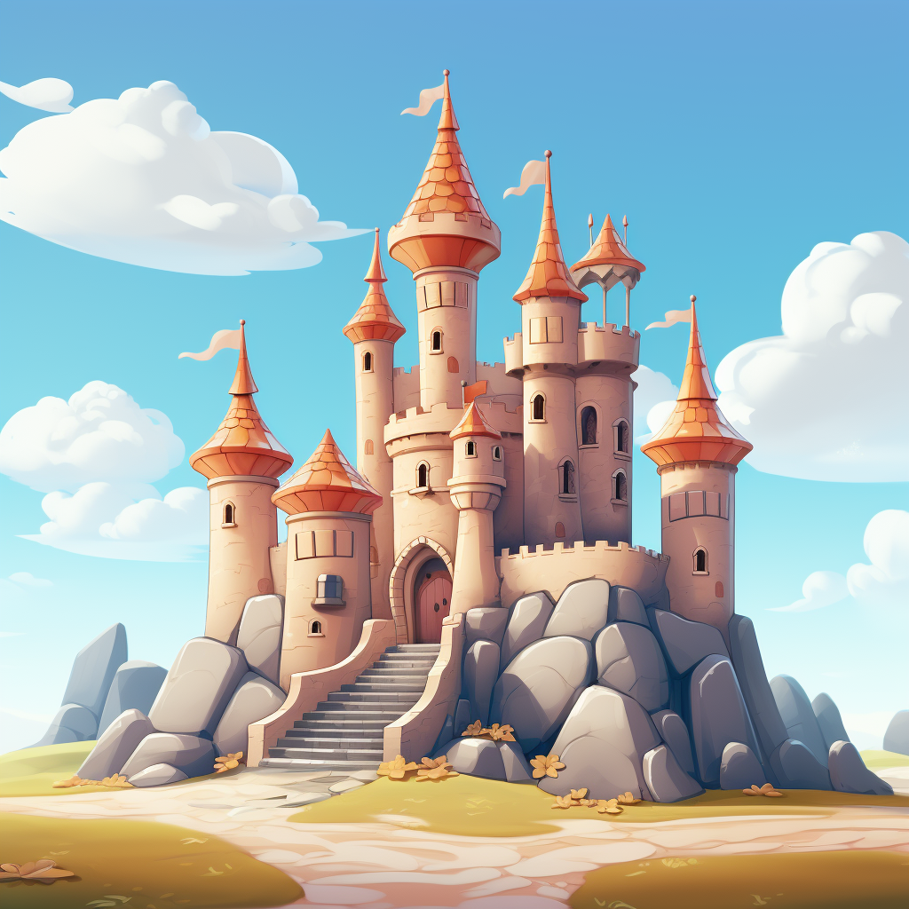 Cartoon Style Castle