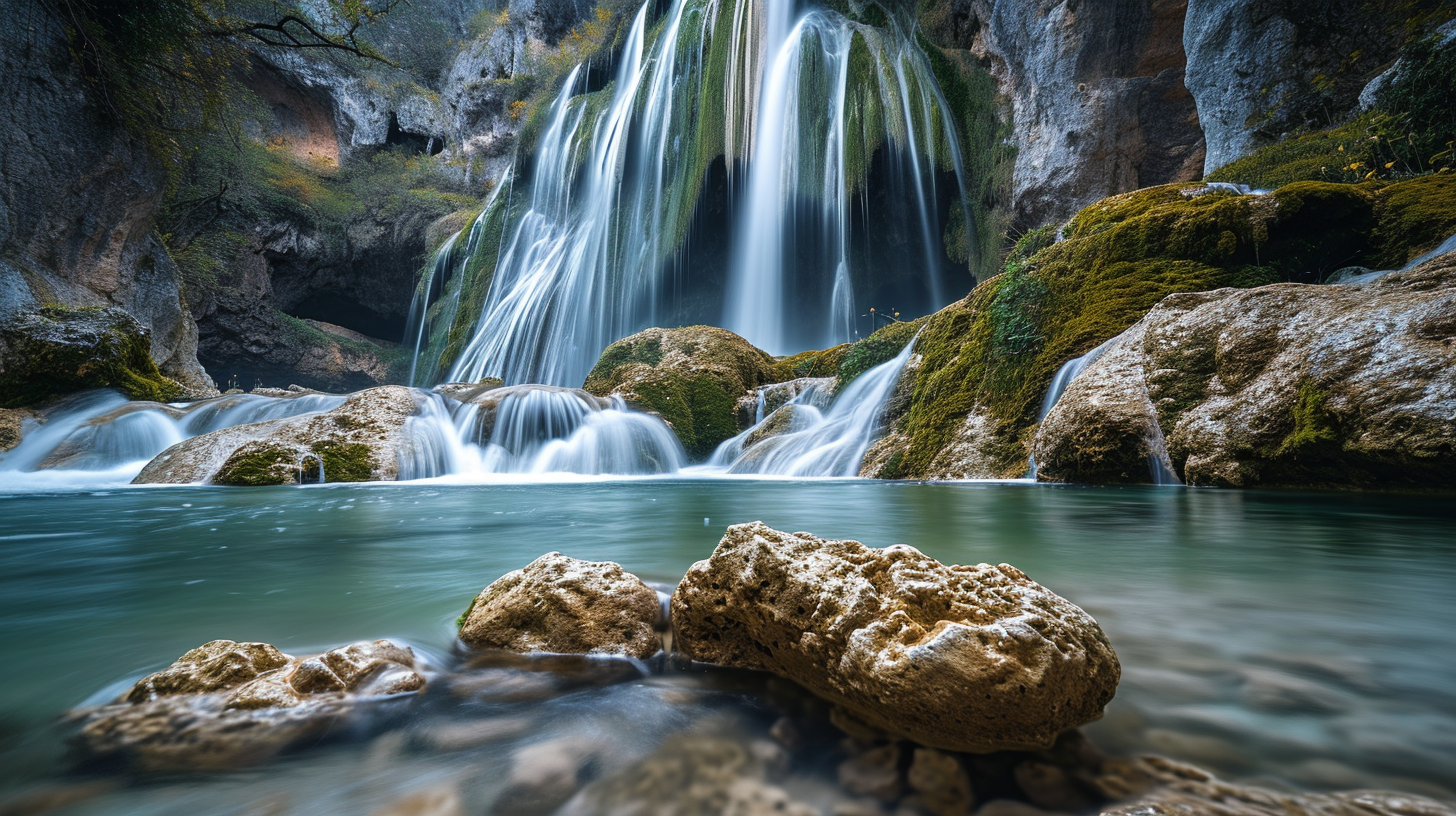 Waterfalls Nature Scenery Picture