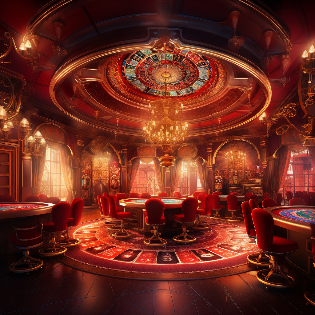 Vibrant Casino Background Image