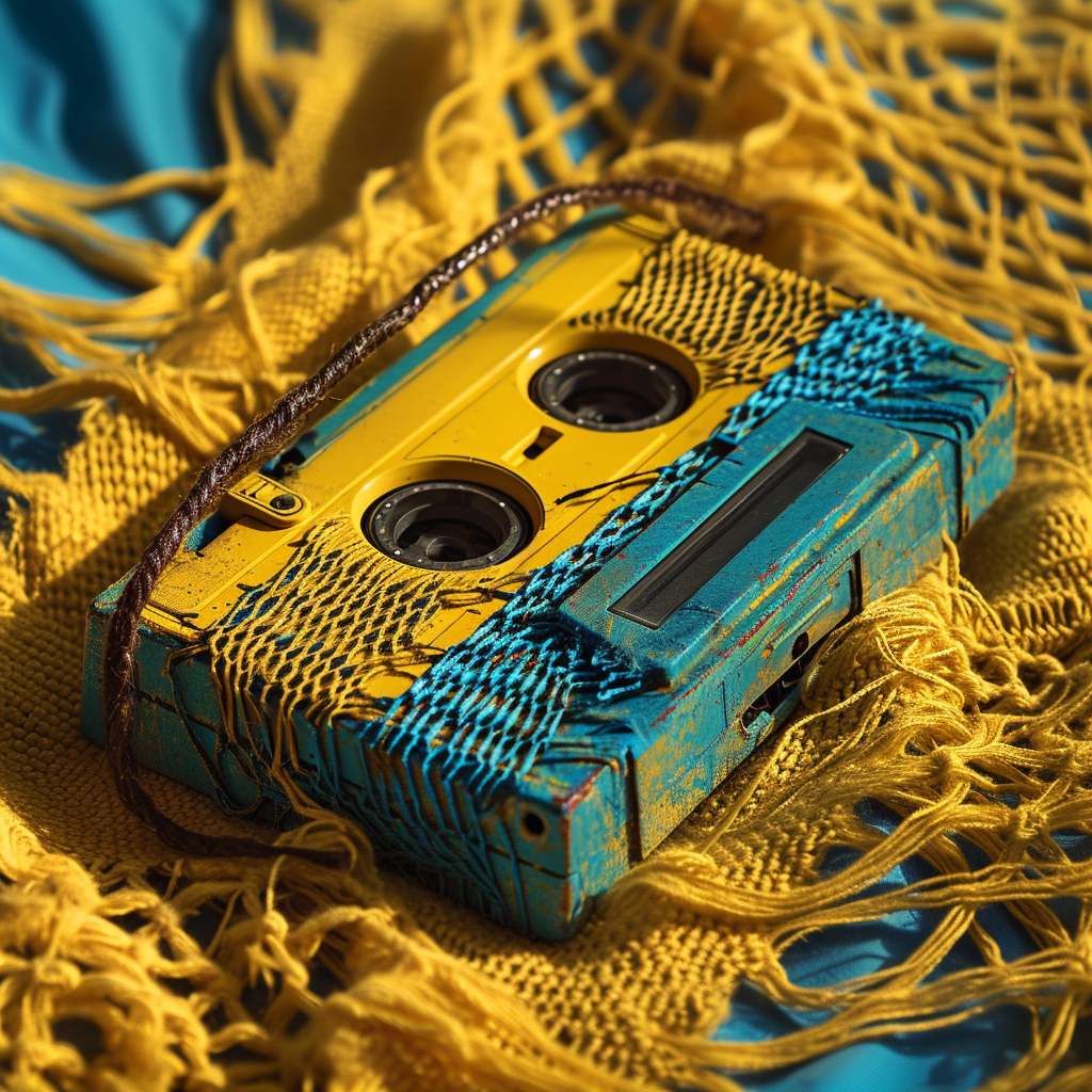 Macrame Crafts Using Cassette Tape Case