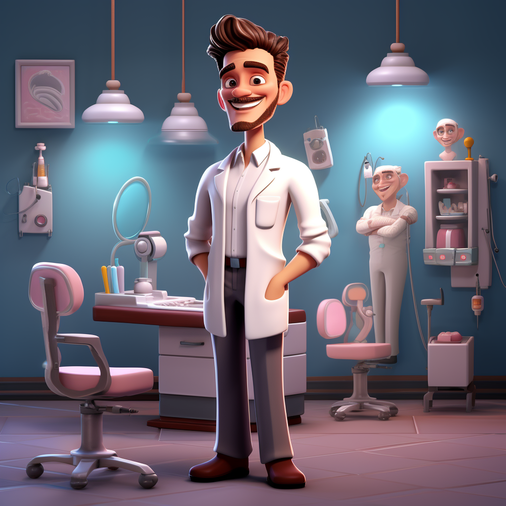 Casual Stylized Character Design Dentist Mobile Game