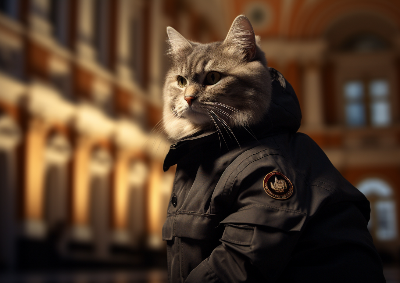 Cat Intelligence Agent Spy CIA Kremlin Moscow