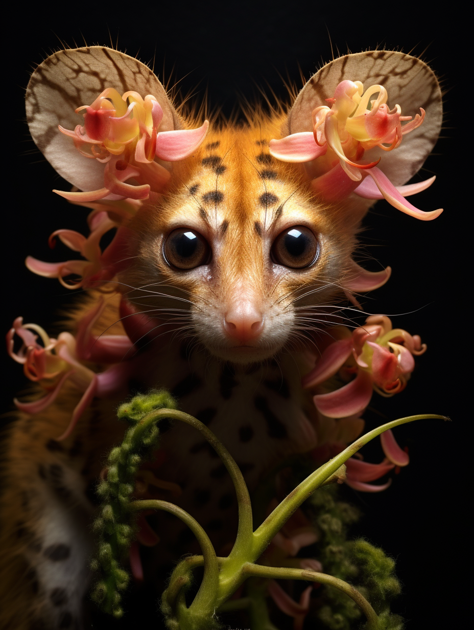 Orchids resembling cute cat faces