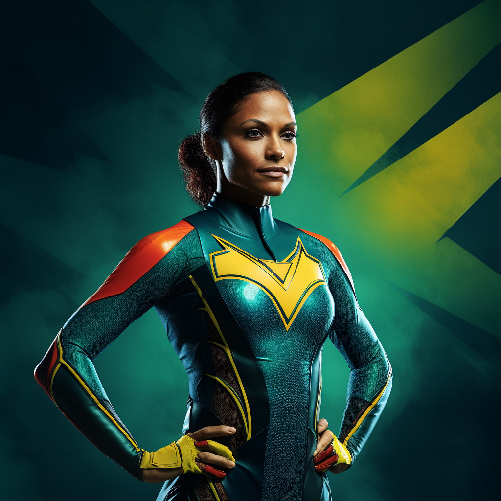 Cathy Freeman as a superhero