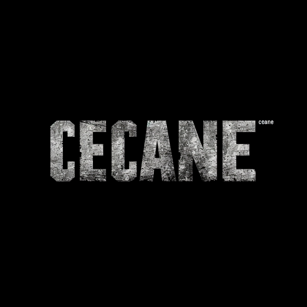 Cecane Logo in Black and White