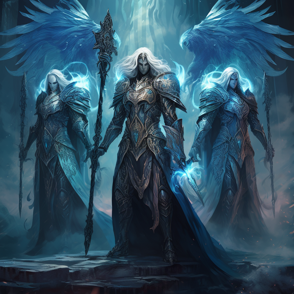 Mystic Celestial Squad of Sky Elf Knights