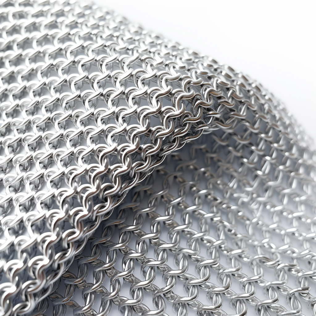 Chainmail Cloth Simulation in Soft Wind