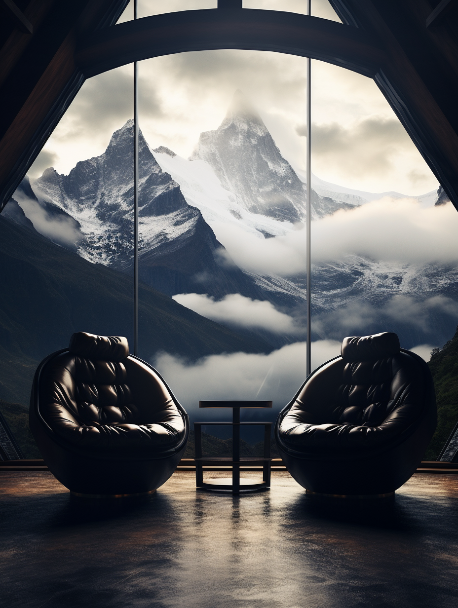 Chairs with Mountain View