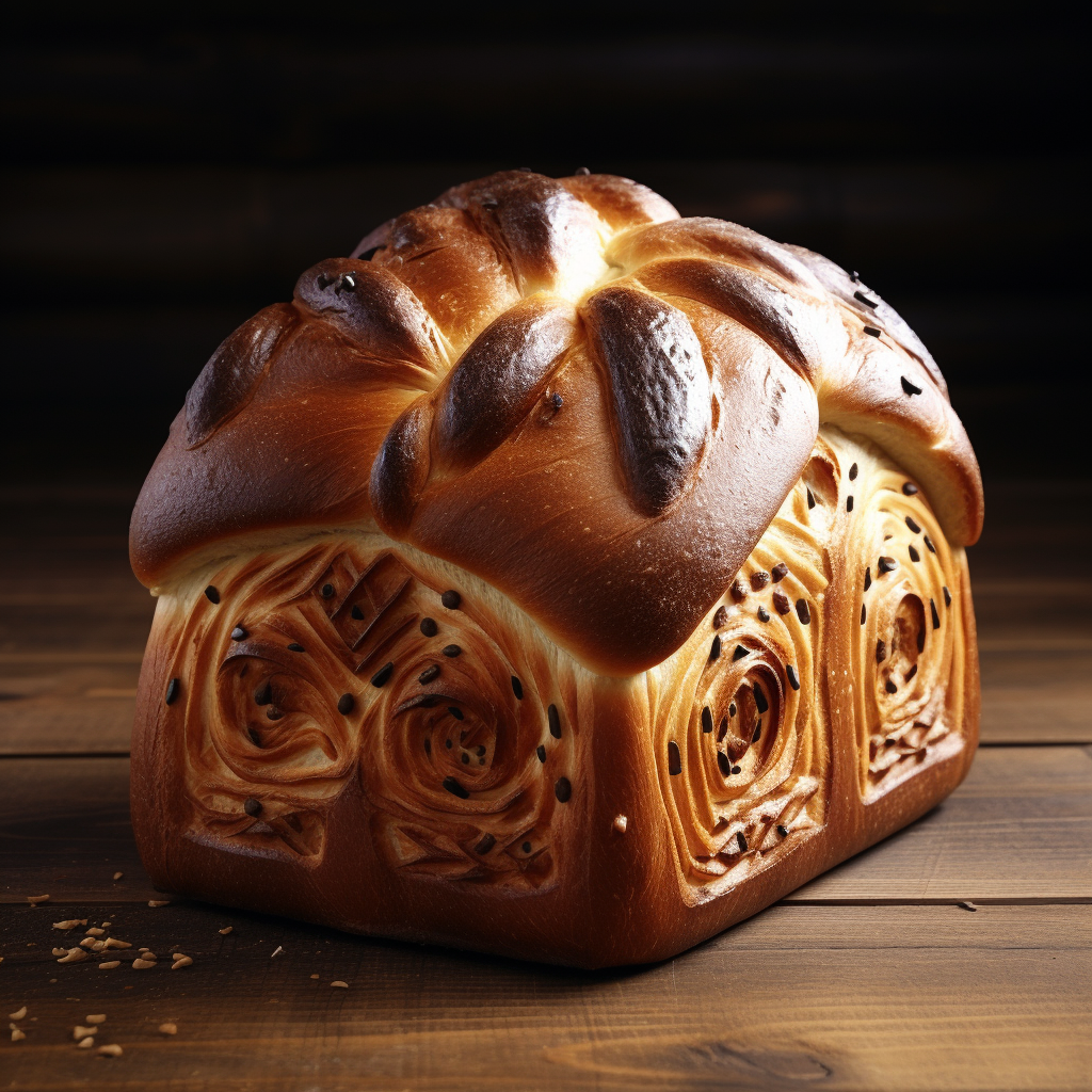 Beautiful Challah Bread House