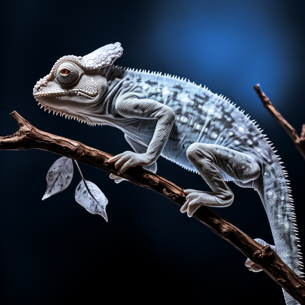 X-ray of Chameleon on Branch