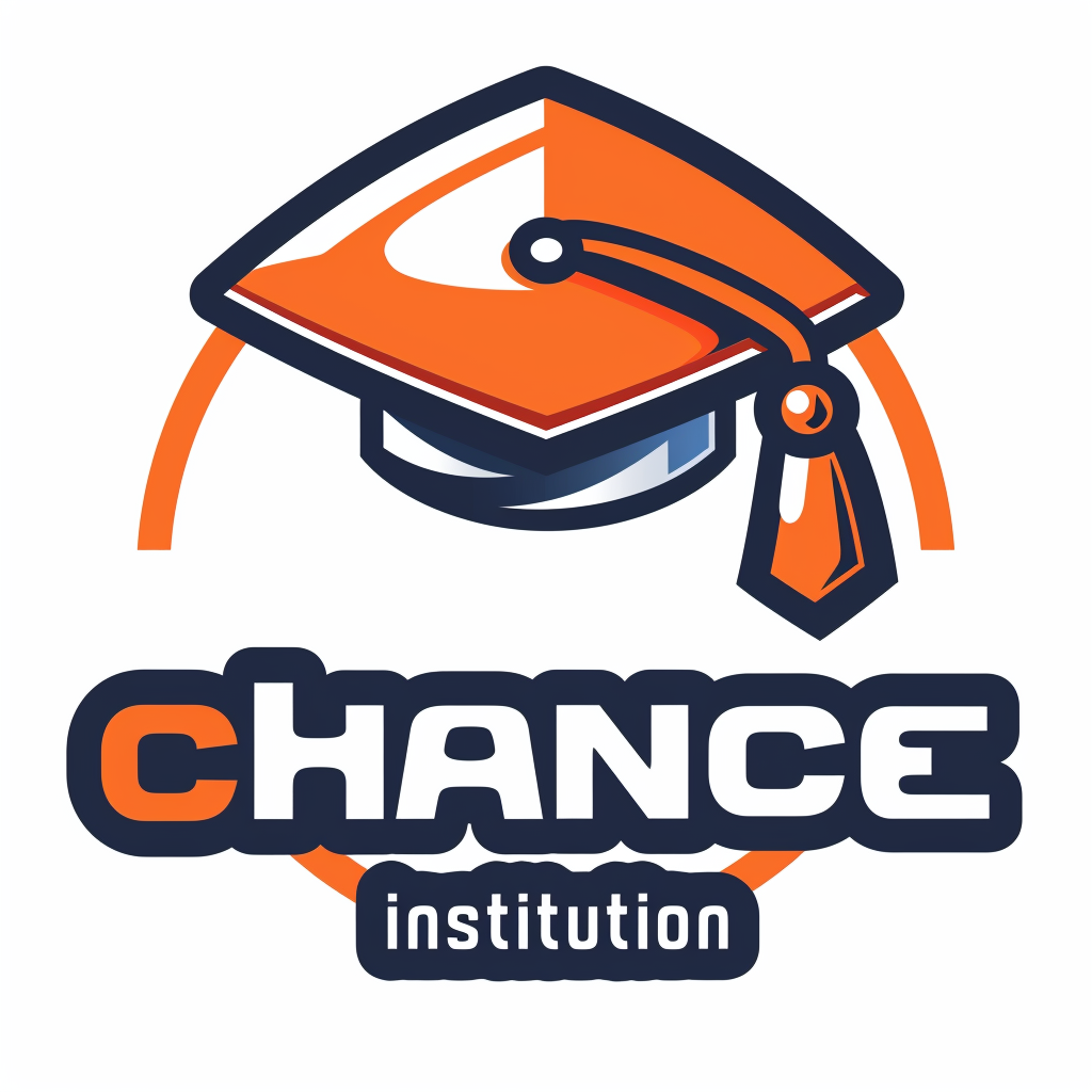 Chance Education Logo Orange Cap