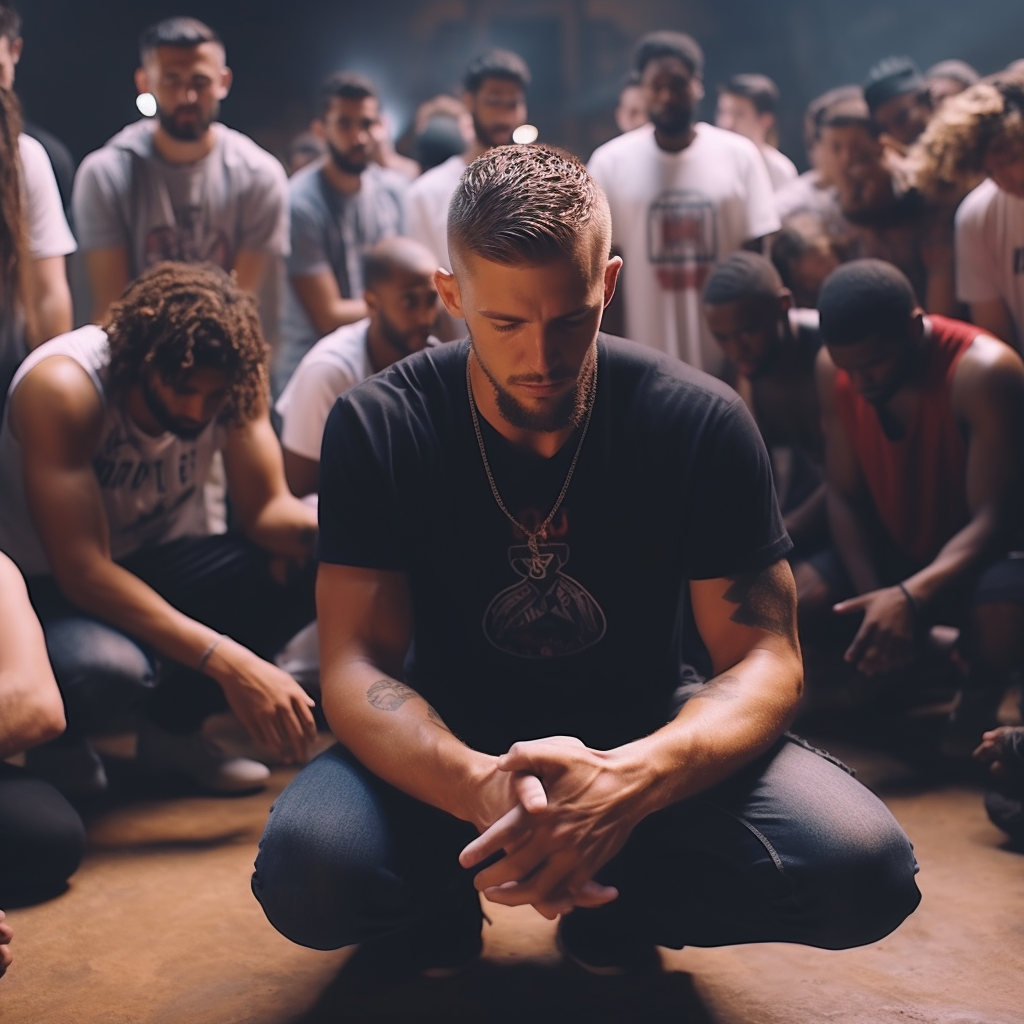 Chandler Parsons crying amidst dancing crowd