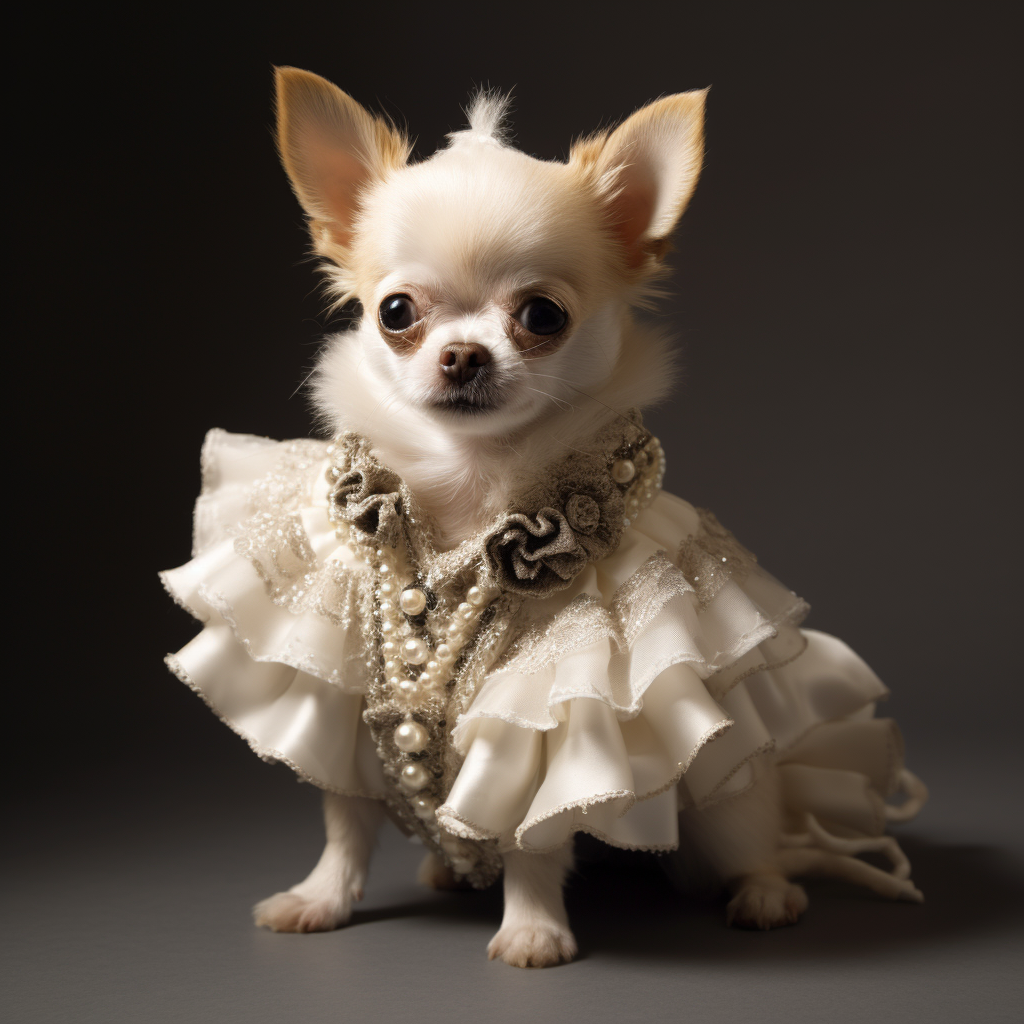 Fashionable Chanel Outfit for Chihuahua