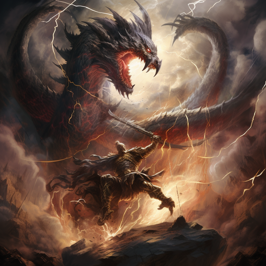 Chaos strikes thunder bolt dragon