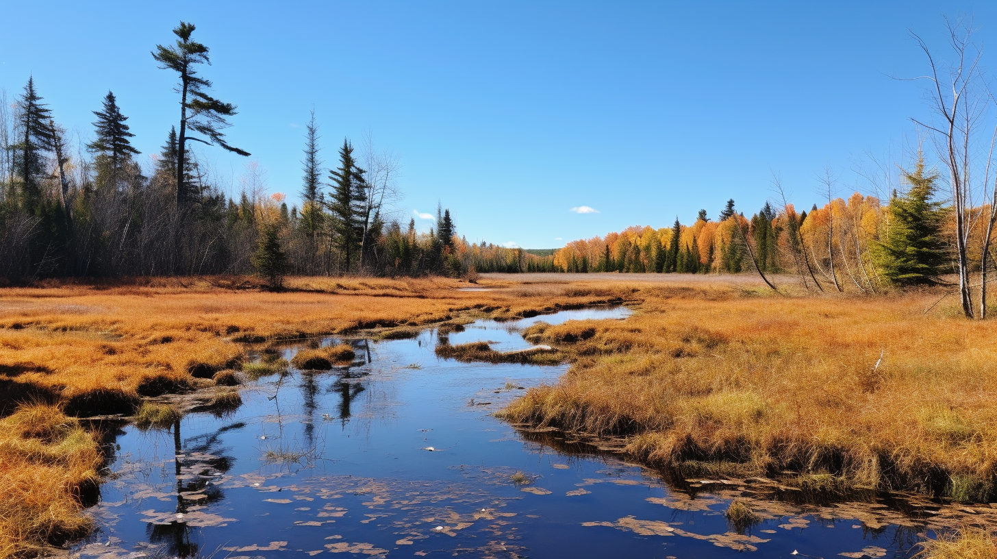 Stunning nature scene in Chapleau Crown Game Preserve