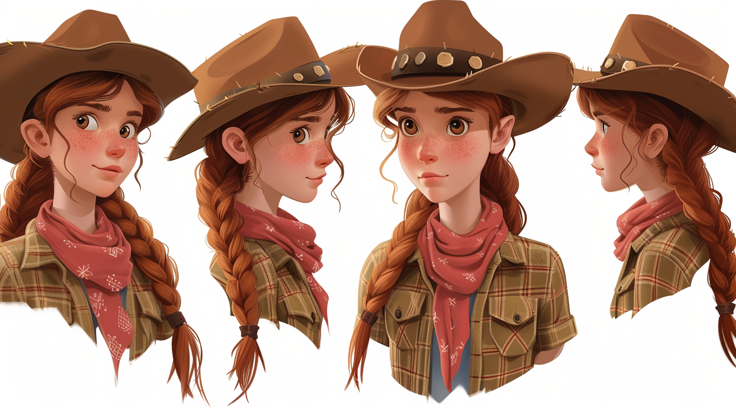 Cowgirl Expressions Concept Photo