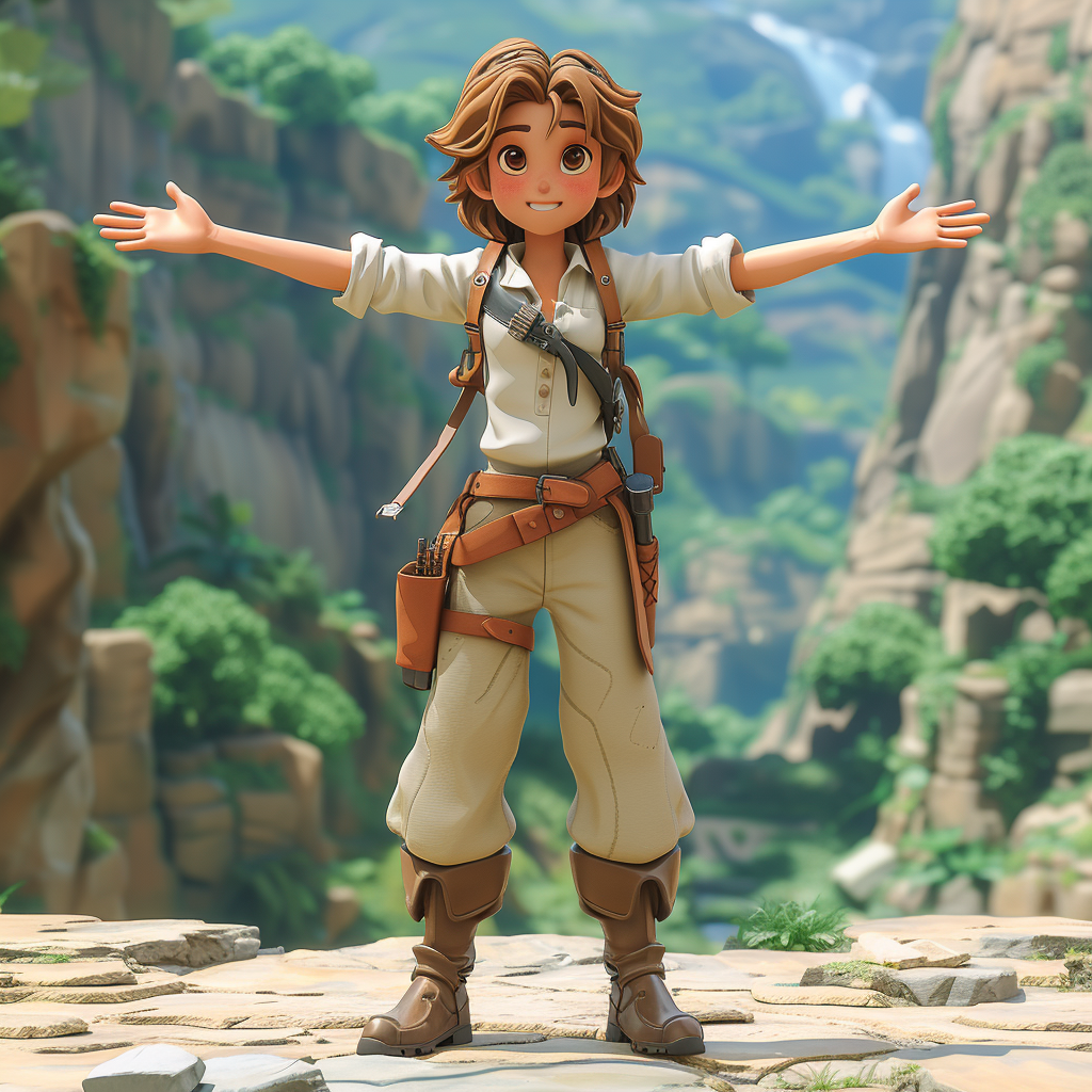 T-Pose Character Image