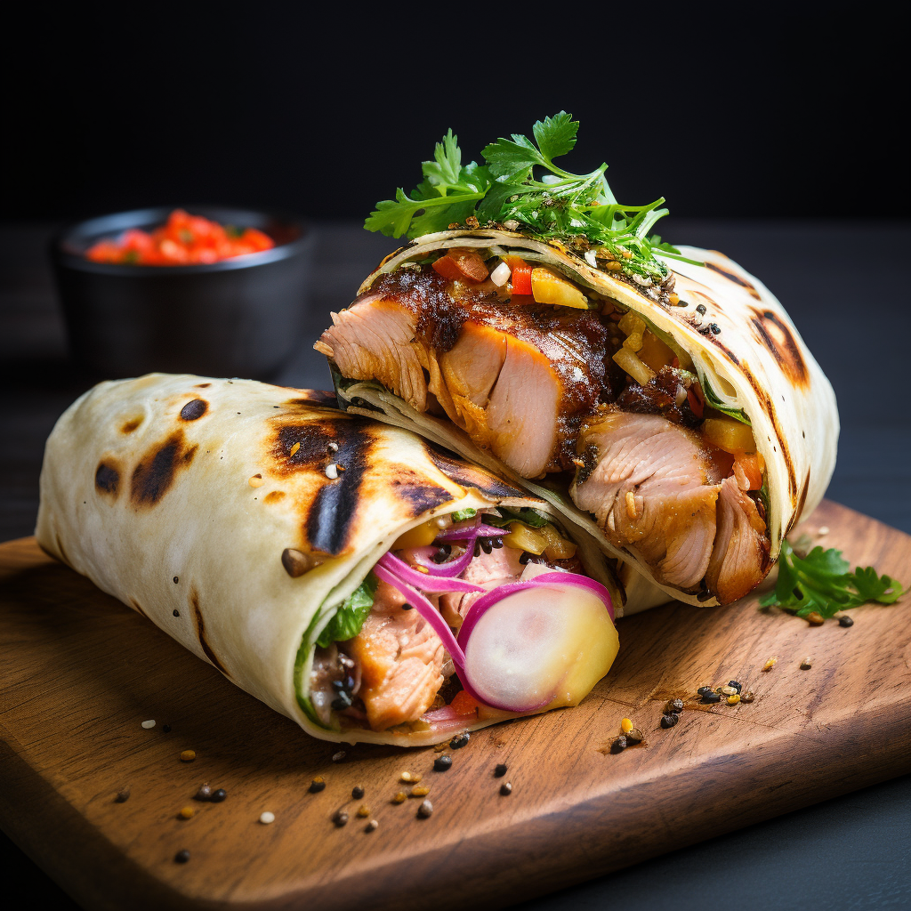 Gorgeous Chargrilled Chicken Roll-up