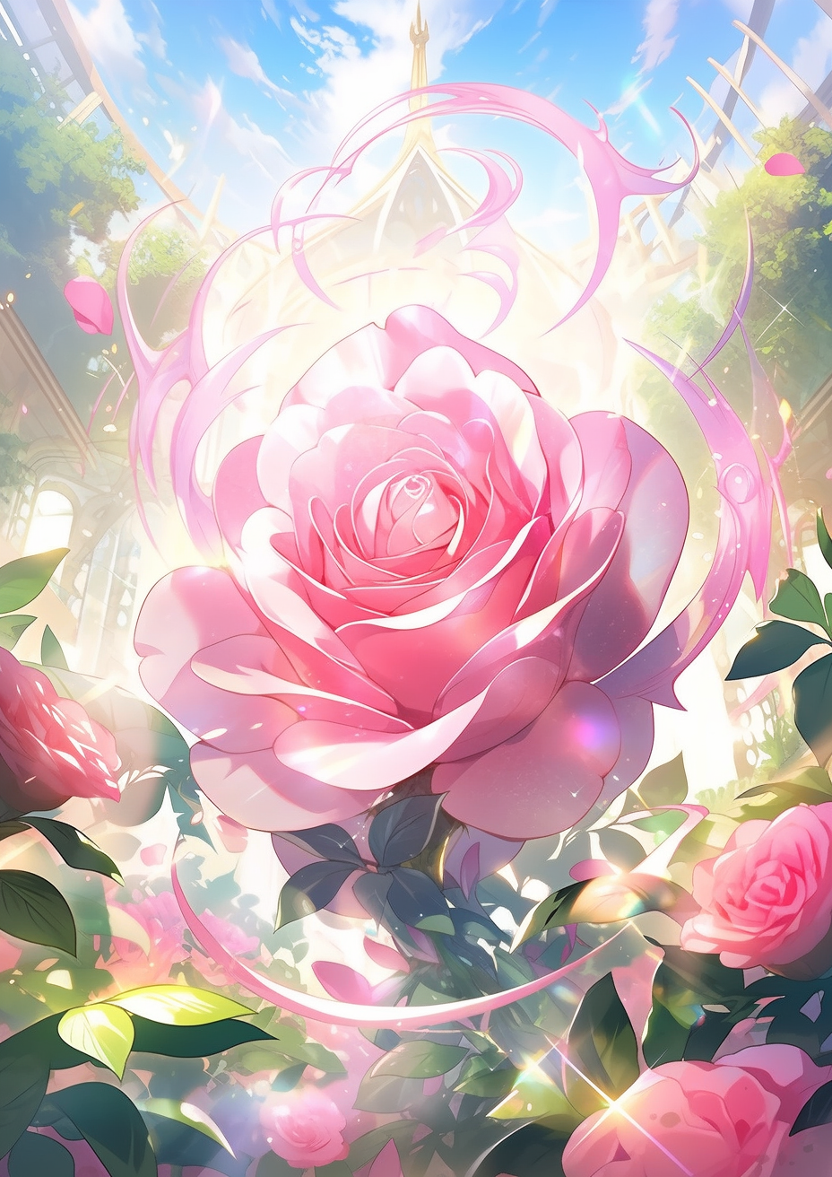 Charisma Pink Rose Artwork | Stunning Floral Design