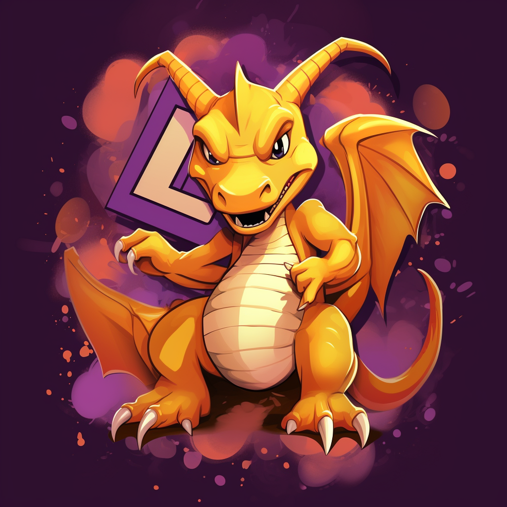 Charizard in Lakers Jersey Animation