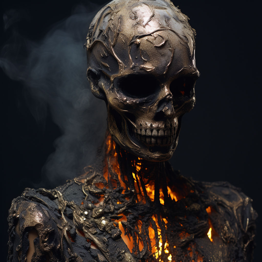 Charred Fashion Skeleton Image