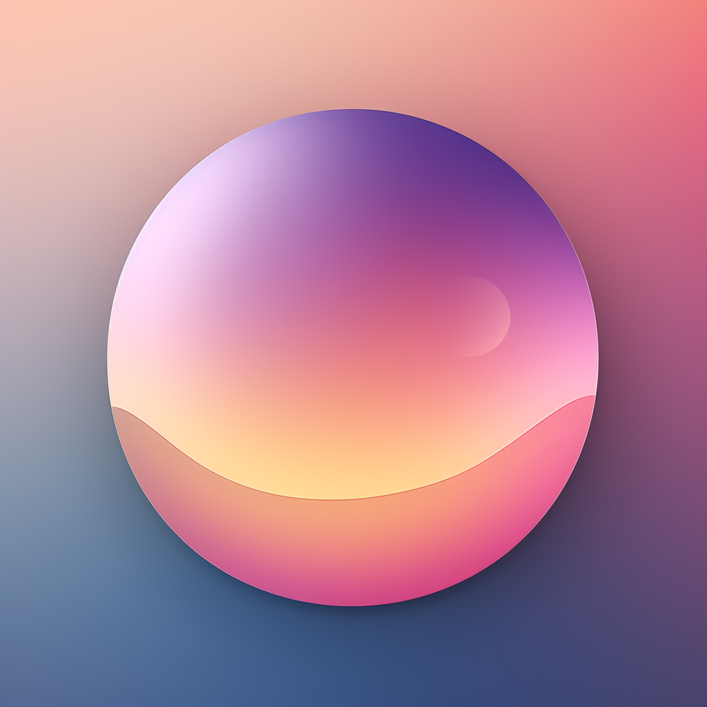 Abstract chat icon with ray tracing effect